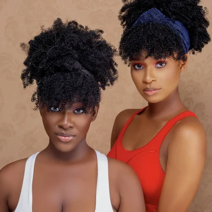 Pineapple Headband Wig – 4A Kinky Curly Hair