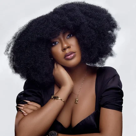 4C Kinky Fringe Wig - Afro Wig