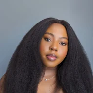 Uyai – Brazilian Kinky Straight Wig | Natural Faux Wig