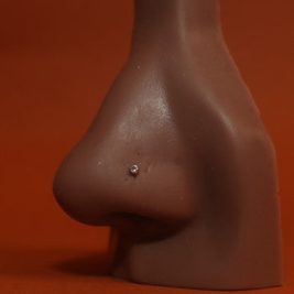 Metal Titanium Implant Grade Nose Stud Ring Jewelry