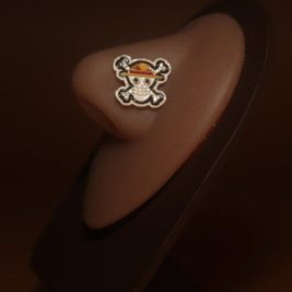 Skull Piece Nose Stud Piercing Jewelry