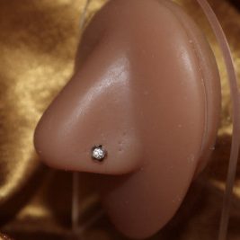 Stainless Steel Gem Star Magnetic Jewelry For Nose