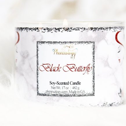 Black Butterfly 3-Wick Candle