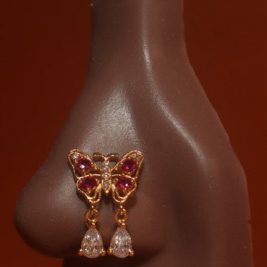Butterfly Effect Gem Nose Stud Piercing