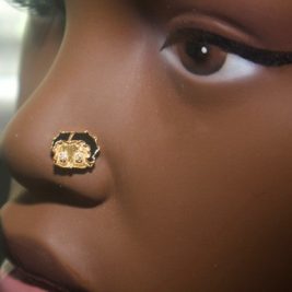 Betty Boop Easter Baby CZ Gem Nose Stud Piercing.0