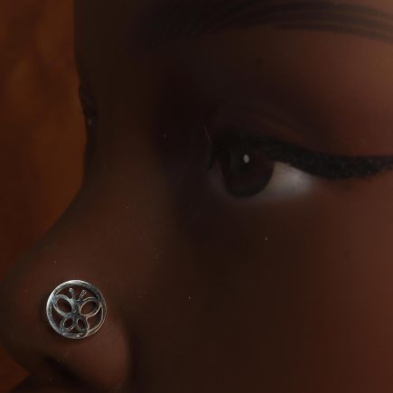 Circle Cute Butterfly Nose Stud piercing