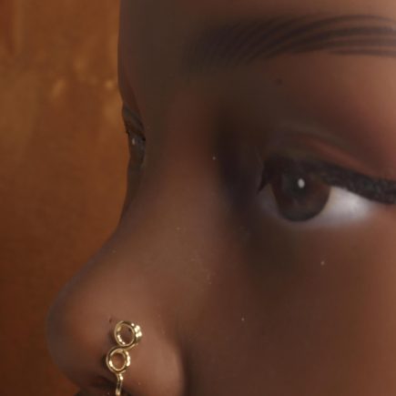 Circle Loop Wrap Wire Nose Cuff