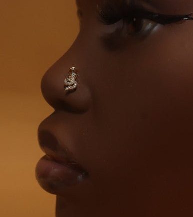 Cobra Snake Nose Stud Piercing Jewelry