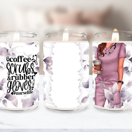 Coffee, Scrubs & Rubber Gloves Soy Candle