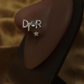 D Word with Star and Circle Nose Ring