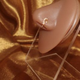 Asia Doll Gold Nose Stud Ring Piercing Jewelry
