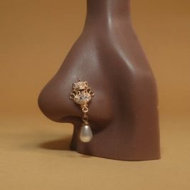 Dangle Pearl CZ Magnetic Nose Piercing Jewelry