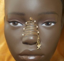 DELUXE BUTTERFLY NOSE BRIDGE NOSE CUFF