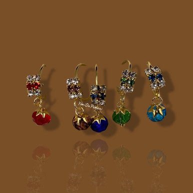 Divine Popular Dangle Gem Nose Hoop Ring