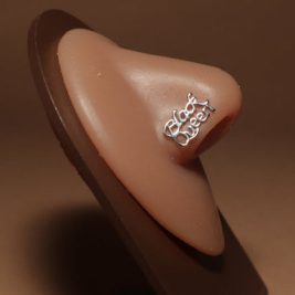 Custom Made Black Queen Nose Stud Ring