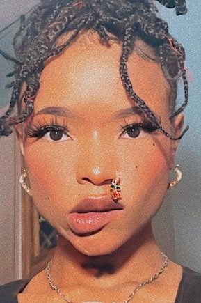 Dangle Red Cherry Nose Hoop Ring Piercing