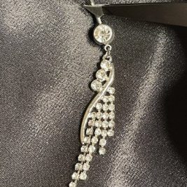 Cubic Zirconia Crystals Navel  Body Piercing Jewelry