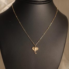 Elephant dainty Gold Silver necklace Jewelry