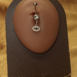 Enchanting Evil Eye Belly Button Ring