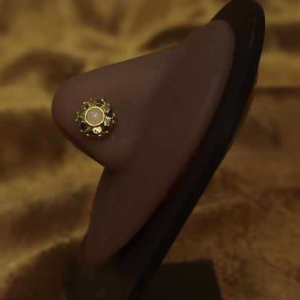 Ethereal Opal Flare Nose Stud