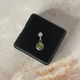 Face Chest Dangling  Stone Dermal Body Piercing Jewelry