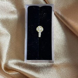 Faux Cubic Zircon Nose Clip-On Jewelry