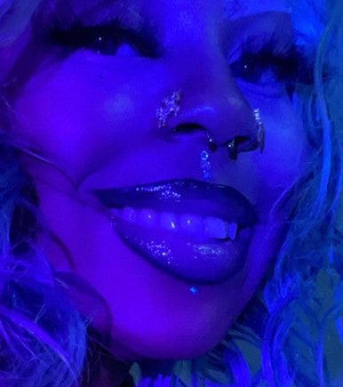 Gold Pegasus Nose Stud Ring Piercing