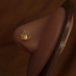 Fire Element  Nose Stud Jewelry