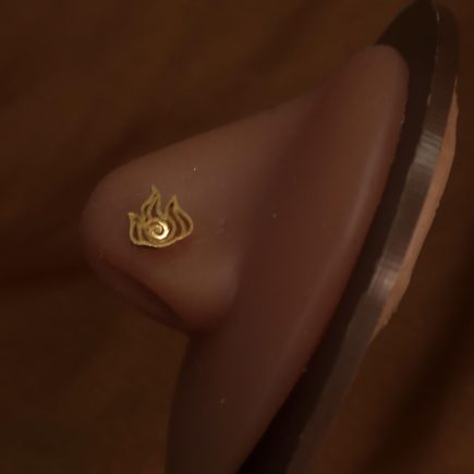 Fire Element  Nose Stud Jewelry
