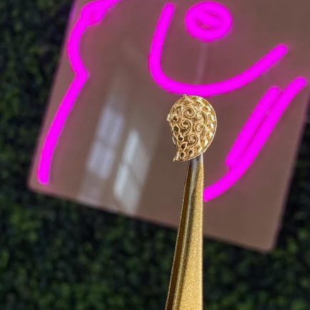 Five Swirl Nose Stud Corkscrew