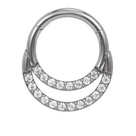 G23 titanium 20g Hinged Segment septum clicker