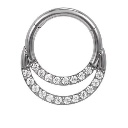 G23 titanium 20g Hinged Segment septum clicker