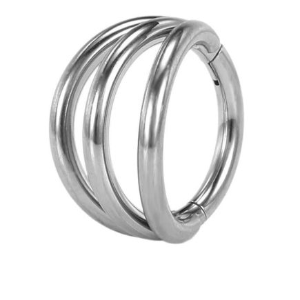 G23 titanium 20g Hinged fitted Segment Nose  Hoop