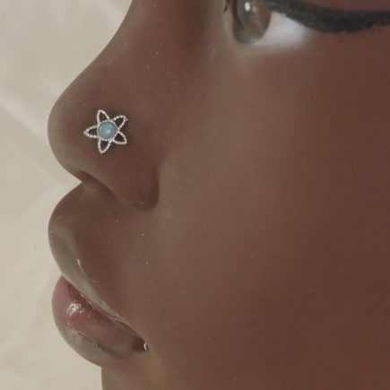 Galaxy Flower New Nose Stud Piercing