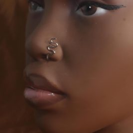 Handmade S Swirl Nose Cuff Jewelry