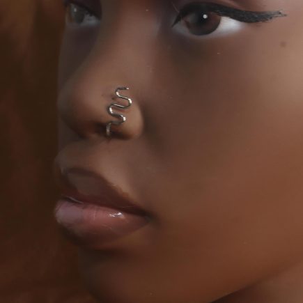 Handmade S Swirl Nose Cuff Jewelry