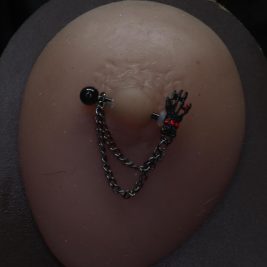 Haunting Hand Nipple Dangler Bar