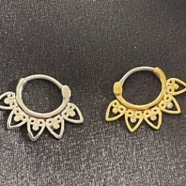 Lead Free And Nickel Free Riley Septum Nose Ring Body Piercing Jewelry