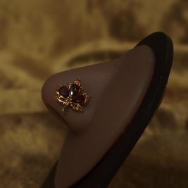 Leaf Shape Color Cute Nose Stud