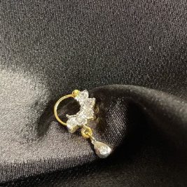 Marika Dangle Nose Hoop Ring Piercing Jewelry