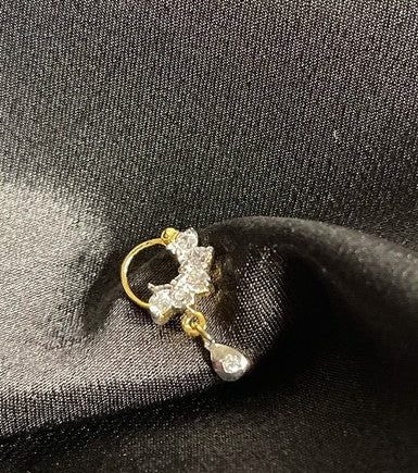 Marika Dangle Nose Hoop Ring Piercing Jewelry