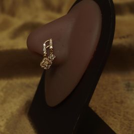 Melodic Music Note Gem Nose Stud