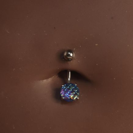 Multi Color Mermaid Navel Belly Ring Piercing