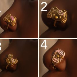 Multi Kitty Cute Nose Cuff Jewelry
