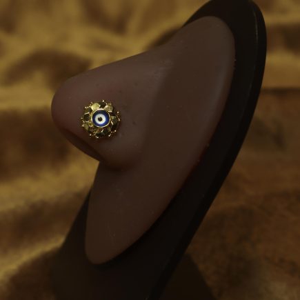 Mystical Evil Eye Flare Nose Stud