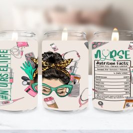 Nurse Nutrition Facts Soy Candle