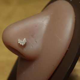 Pixel Heart Nose Ring