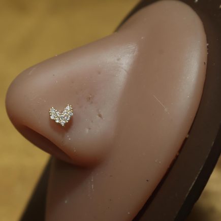 Pixel Heart Nose Ring