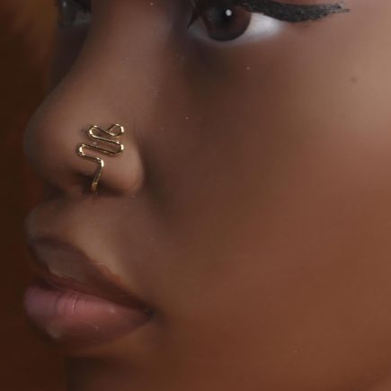 S loop Top Wire Nose Cuff Fake Piercing