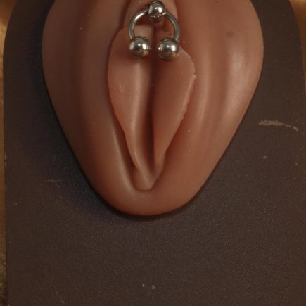 Silver Three Ball Intimate Genital Body Piercing Jewelry